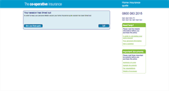 Desktop Screenshot of direct.homequote.co-operativeinsurance.co.uk